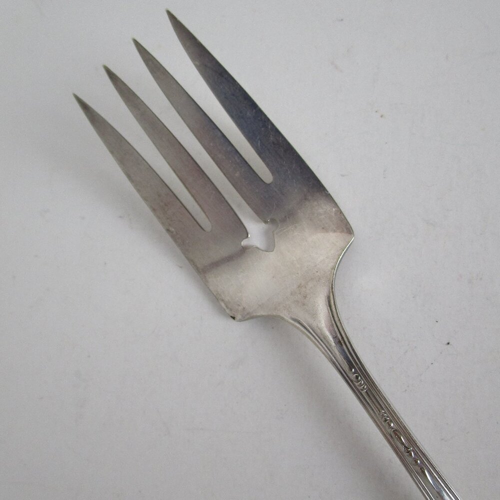 silver serving fork - Picture 3 of 6